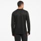 Men's Black Puma Favourite Long Sleeve Running T-Shirt, with long sleeves from O'Neills.
