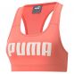 Peach Puma women's gym sports bra with racerback from O'Neills.
