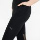 Black Puma gym leggings with mesh back and side pockets from O'Neills.