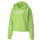 Lime green and White Puma Women's Hooded Top from O'Neills
