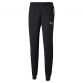 Black Puma men's loungewear jogger sweatpants with pockets from O'Neills.