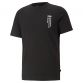 Black Puma Men's short sleeved t-shirt with wordmark print from O'Neills.