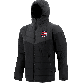Glen Urquhart Shinty Club Men's Maddox Hooded Padded Jacket Black