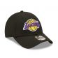 Black New Era LA Lakers Diamond Era 9FORTY Cap with the Lakers team logo at the front from O'Neills