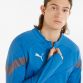 Men's Blue Puma teamFINAL Training Quarter Zip Top, with dryCELL technology from O'Neills.