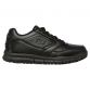 black Skecher's women's trainers featuring a slip resistant rubber outsole from O'Neills