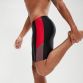Men's Black and Red Speedo Dive Jammer Shorts, with a drawstring waist from O'Neills.
