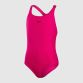 Pink Speedo kids Eco Endurance+ swimsuit with a medalist design from O'Neills