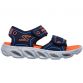 Skechers Kids' S Lights: Hypno-Splash Junior Sandals Navy / Orange
