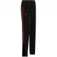 Black / Red Kids' Albus Hybrid Skinny Bottoms with Lower leg zips from O'Neills.