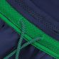 Men's Navy/Emerald Green skinny tracksuit bottoms with zip pockets and stripe detail on the sides by O’Neills