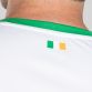 White Men’s Corey Éire sports t-shirt with woven Éire crest by O’Neills.