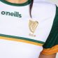 White Women's 1916 Commemoration Jersey with Poblacht na hÉireann printed on back by O'Neills.