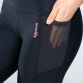 Black / Pink  women’s mesh gym leggings with side pockets from O’Neills.