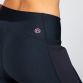 Black / Pink  women’s mesh gym leggings with side pockets from O’Neills.