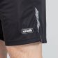 Black Men’s gym shorts with zip pockets by O’Neills.