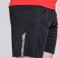 Black Men’s gym shorts with zip pockets by O’Neills.