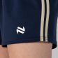 Marine O’Neills Kai Shorts with Gold stripes on each leg and O’Neills logo.
