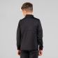 Black Boys’ Brushed Half Zip Top with zip pockets and 3D stripe on sleeves by O’Neills.