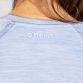 Blue kids long sleeve top with shaped waist and reflective logo by O’Neills.