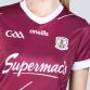 Maroon Galway GAA Women's Fit Home Jersey 2023 from O'Neills.