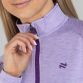 Purple Women’s Kendra Brushed Half Zip Top with Maroon zip by O’Neills.