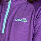 Purple / Green Nina Kids’ half zip top with brushed inner lining from O’Neills.