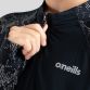 Black Kids reflective full zip jacket with reflective camouflage design on the sleeves and two zip pockets by O’Neills. 