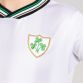 Kids' White/Black Premier Jersey with Shamrock crest and Celtic detail by O'Neills.