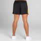 Black/Yellow Men's Mourne Shorts with 2 stripe detail on side of legs by O'Neills. 