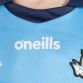 Sky Dublin GAA Home Jersey 2024 with navy knitted collar by O’Neills.