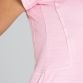 Women’s Pink v-neck t-shirt with shaped waist and curved hem by O’Neills. 