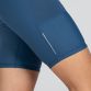 Navy women’s high waisted cycling shorts with mesh side pockets by O’Neills.