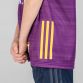 Purple Wexford GAA Home Jersey 2024 with navy knitted collar by O’Neills.