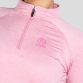 Pink Women's Madison Brushed Half Zip with thumb holes by O'Neills.