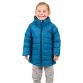 Kids' Blue Trespass Amira Padded Jacket, with Detachable Stud-Fastened Hood from O'Neills.