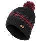 Trespass Men's Andrews Fleece Lined Bobble Hat Black