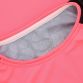 Pink and black short sleeve women's gym t-shirt with mesh panel by O'Neills.