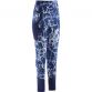 blue print Arabella Women's leggings made from structured, high-stretch fabric with a deep elasticated waistband from O'Neills