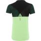 Green and Black Women's Arabella T-Shirt features a cross over micro-mesh back from O'Neills