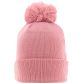 Pink  Arc Bobble Hat, with a Ribbed turn-up cuff from O'Neills.