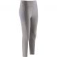 Dark Grey women’s 7/8 workout leggings with mesh side pockets by O’Neills.
