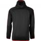 Men's Aston Embossed Fleece Full Zip Hooded Jacket Black / Red