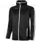 Men's Aston Embossed Fleece Full Zip Hooded Jacket Black / White