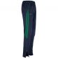 Marine Men’s Skinny Tracksuit Bottoms with Zip Pockets and Three Green Stripes on the Side by O’Neills.
