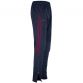 Marine Kids' Skinny Tracksuit Bottoms with Zip Pockets and Three Maroon Stripes on the Side by O’Neills.