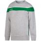 Kids' Auckland Fleece Crew Neck Sweatshirt Grey / Green / White