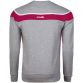 Men's Auckland Fleece Crew Neck Sweatshirt Sweatshirt Grey / Maroon / White