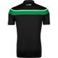 Men's Auckland Polo Shirt Black / Emerald / White