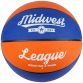 blue and orange MIDWEST performance rubber basketball with excellent durability from O'Neills 